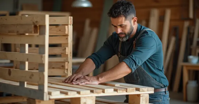 Barraca de pallet desmontável por menos de R$ 200 em 15 minutos