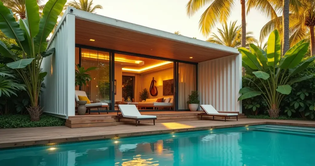 87 Ideias de Casa Caixote com Varanda que Resolvem o Calor