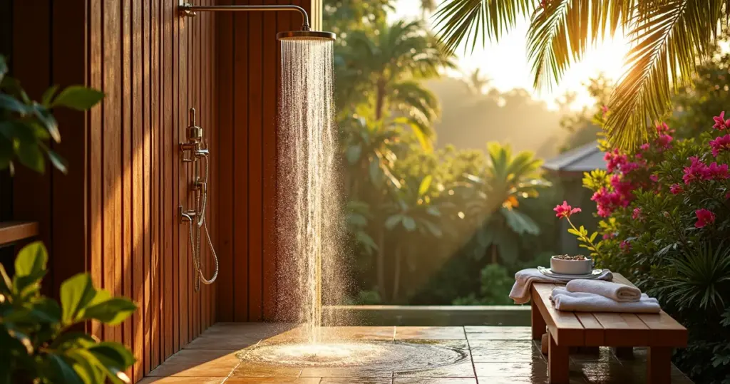 72 ideias de chuveiro area externa que vão transformar seu lazer