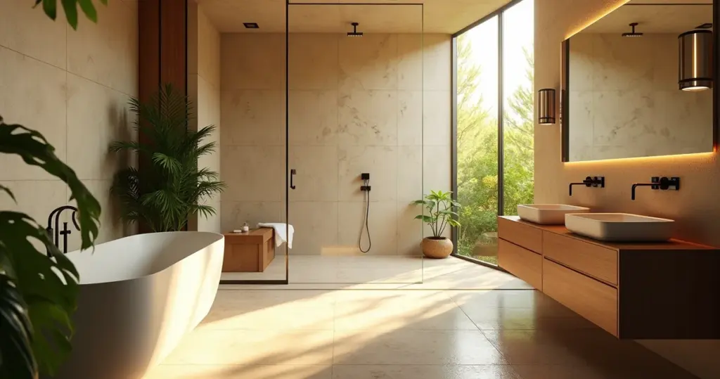 80 ideias de piso parede banheiro que ampliam e modernizam o espaço 80 ideias de piso parede banheiro que ampliam e modernizam o espaço