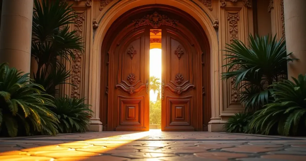 Porta de madeira grande para entrada: qual modelo dura mais e valoriza sua casa?