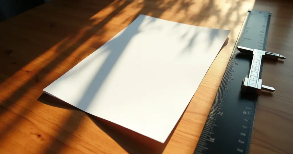 O tamanho exato de uma folha A4 que ninguém te conta (e por que isso importa)