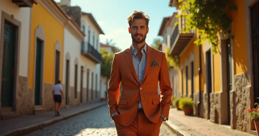 87 Ideias de Terno Masculino Terracota que Funcionam em Qualquer Ocasião