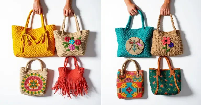 40 Bolsas de Artesanato que São Pura Inspiração pra Você Criar ou Comprar