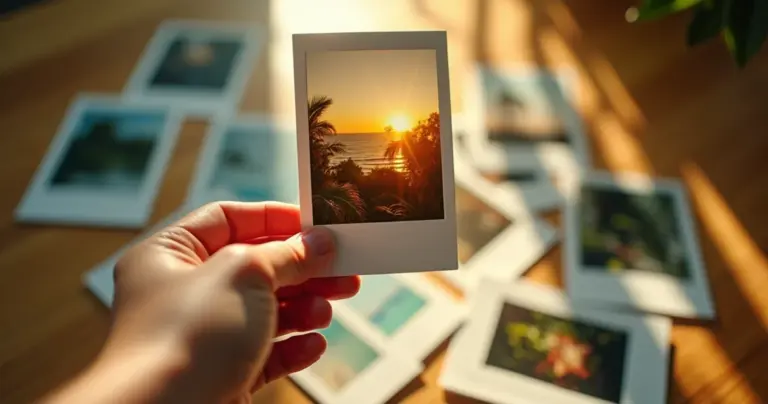 Molde Polaroid Para Imprimir: 12 Por Folha A4 Sem Erro