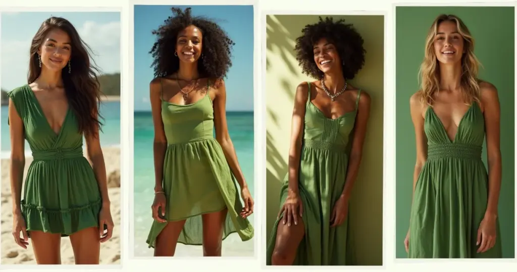 43 Ideias de Vestido Verde Musgo para Arrasar em 2026