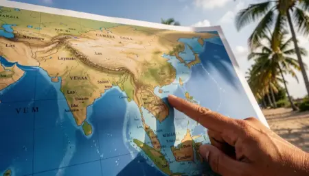 MAPA MUNDI TAILÂNDIA: Guia Completo com Localização e Regiões Turísticas