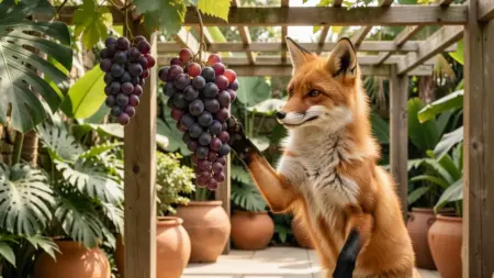 a raposa e as uvas fábula