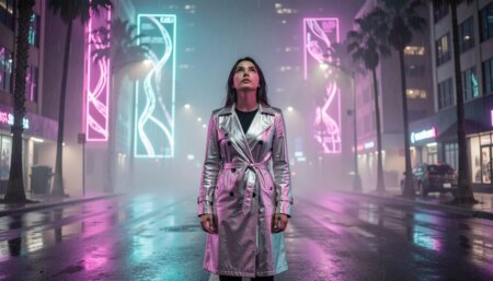 Blade Runner 2099: estreia, elenco e o que esperar da série Mulher em cidade futurista neon chuvosa, inspirada em Blade Runner 2099
